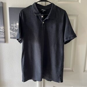 Express Men's Dark Polo Shirt XL
